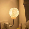 Hot Selling Smart Voice Control Moon Lamp Usb Powered Bedroom Bedside Decorative Night Light