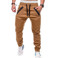 Men Casual Joggers Pants Solid Thin Cargo Sweatpants Male Multi-pocket Trousers New Mens Sportswear Hip Hop