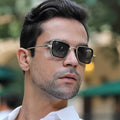 2022 New Trendy Small Frame Steampunk Sunglasses Luxury Men Sunglasses Shade Uv400 Sunglasses