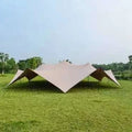 8m Side Length Hexagon 700gsm Double PVC Coated Fabric Stretch Tent 100%waterproof and Flame Retardant