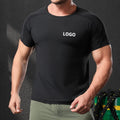 Men's Quick-Drying Fitness Gym T-Shirts Joggers Knitted Sports Wear with Muscle Compression Blank Design for Sublimation Print