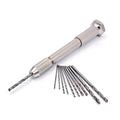 0.8mm-3.0mm HSS High Speed Steel Straight Shank Twist Drill Bit Mini Hand Drill Sets