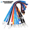 Factory Price Wholesale and Id Badge Holder Embroidered Security Customized Polyester Lanyards with Logo Custom Logo Opp Bag
