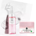 Hot Selling  Facial Cleanser Vegan Skincare Set 3IN1 Brightening Rose FACE Cleanser&KOJIC AICD CLEANSING BALM