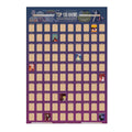 100 Anime Scratch Off Poster - Top Animation of All Time Bucket List (16.5" X 23.4")