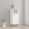 Modern MDF Frame Decorative Floor Storage Cabinet Bathroom Home Storage Shelf Furniture