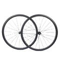 700C Full Carbon Road Bicycle Wheel Hubs with 33mm 25mm V Brakes DT240S Spokes & Pillar 1423 Compatible with 25mm 33mm Bike Rims