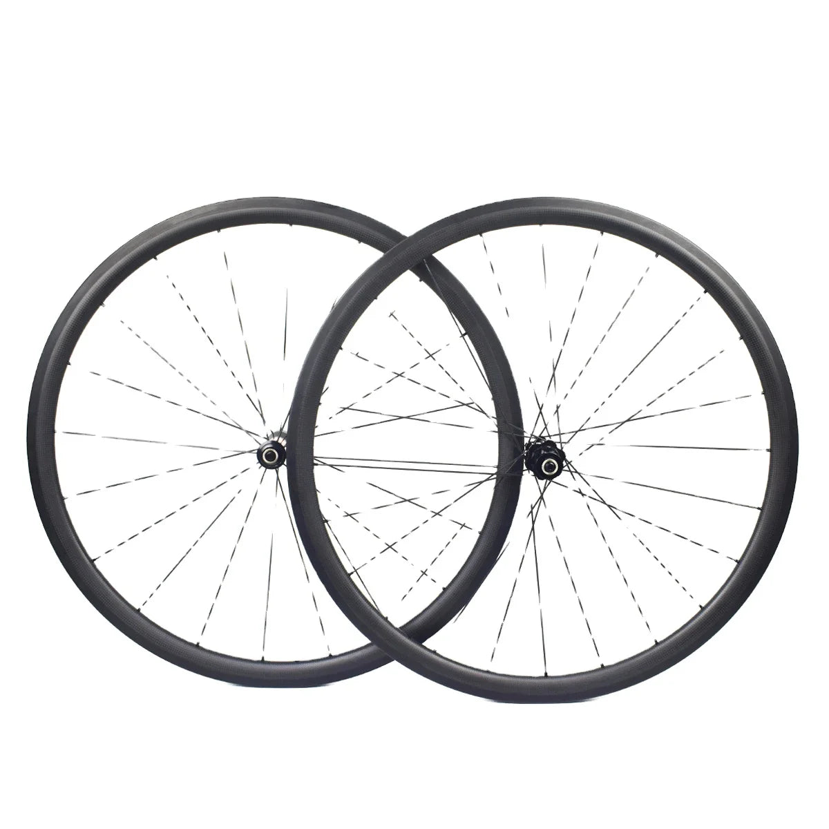700C Full Carbon Road Bicycle Wheel Hubs with 33mm 25mm V Brakes DT240S Spokes & Pillar 1423 Compatible with 25mm 33mm Bike Rims