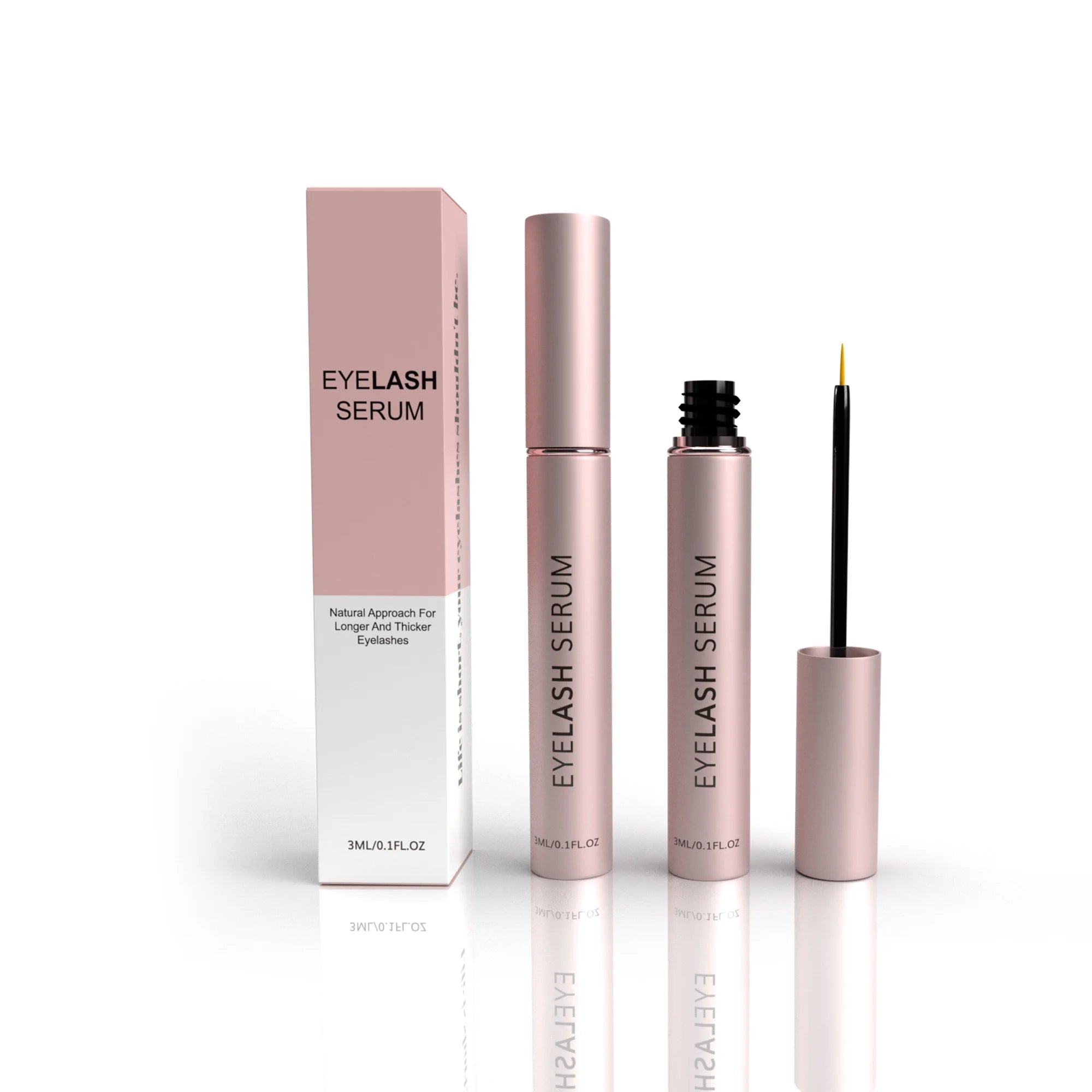 Drop Ship Organic Castor Oil Nourishing Lash Enhancer Herbal Natural Vegan Eyelash Growth Treatments for Lash Extensions