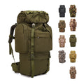 Outdoor Large Capacity Camping Tactical Backpack 65L Camouflage Mountaineering Backpack