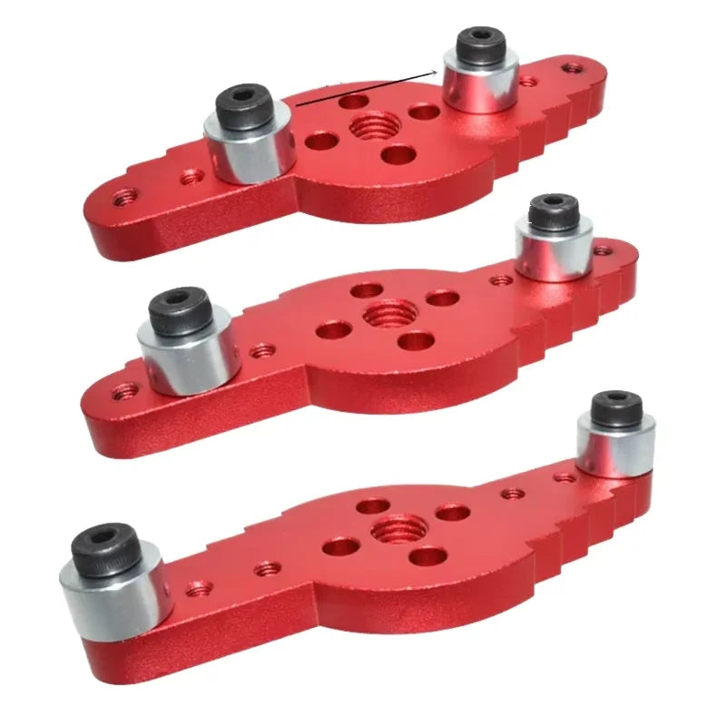 Vertical Pocket Hole Jig 6/8/10mm Woodworking Drilling Locator Wood Dowelling Self Centering Drill Guide Kit Hole Puncher