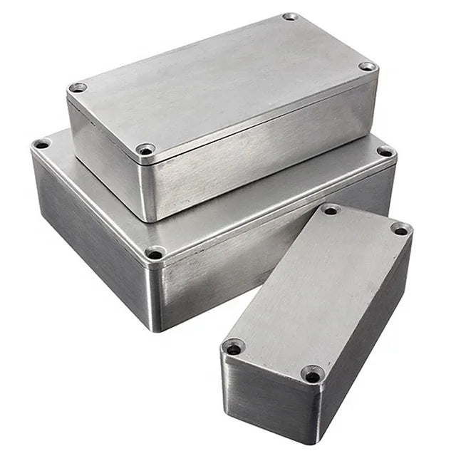 CNC Milling 1590 Series Aluminum Case Stomp Box Effects Pedal Enclosure for Guitar