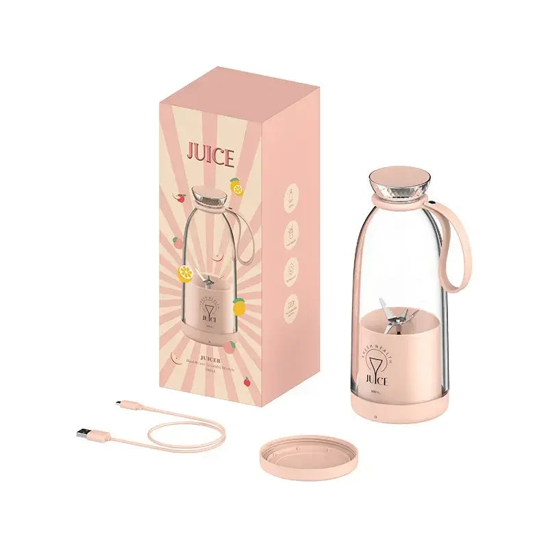 IFINE Electric Travel Blender Type-C 6 Blades 500ml Juicer Extractor Machine 2400mah Beauty & Personal Care Product Blender Cup