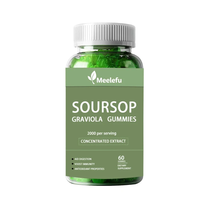 Sugar Free Algae Gummies 2000mg Gummies SOURSOP Supplements Alternative with EPA & DHA