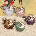 G1849 Gemstone Jewelry Pink Crystal Green Aventurine Amethyst Opal Butterfly Stone Pendants for Jewelry Making