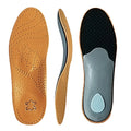 Leather Orthotic Insole for Flat Feet Arch Support Orthopedic Shoes Insoles for Flat Feet Men Women Children O/X Leg Corrected