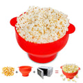 New Kitchen Gadget Silicone Microwave Popcorn Popper Household Hot Air No Oil Collapsible Popcorn Maker Bowl Tools