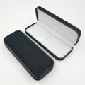 Customized Packaging Metal Pen Set Case Large Red Black Velvet Pile Coating Case Flip Velvet Lined Flocking Gift Pen Boxes