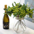 E07493 Wedding Decor Berry Red Fruit Artificial Fruit Blueberry 3 Branch Artificial Berry for Artificial Flower Accessories