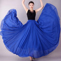 720 Degree Gradient Long Skirt Modern Dance Classical Ballet Chiffon Dance Long Skirt