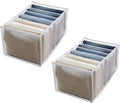 40080418 New Washable Fabric Mesh Wardrobe Clothes Organizer T Shirt Jeans Underwear Folding Storage Closet Drawer Dividers