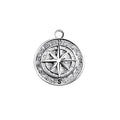 Personality Ship Compass Pendant Punk Hip Hop Pendant Jewelry Men's Ocean Style Accessories