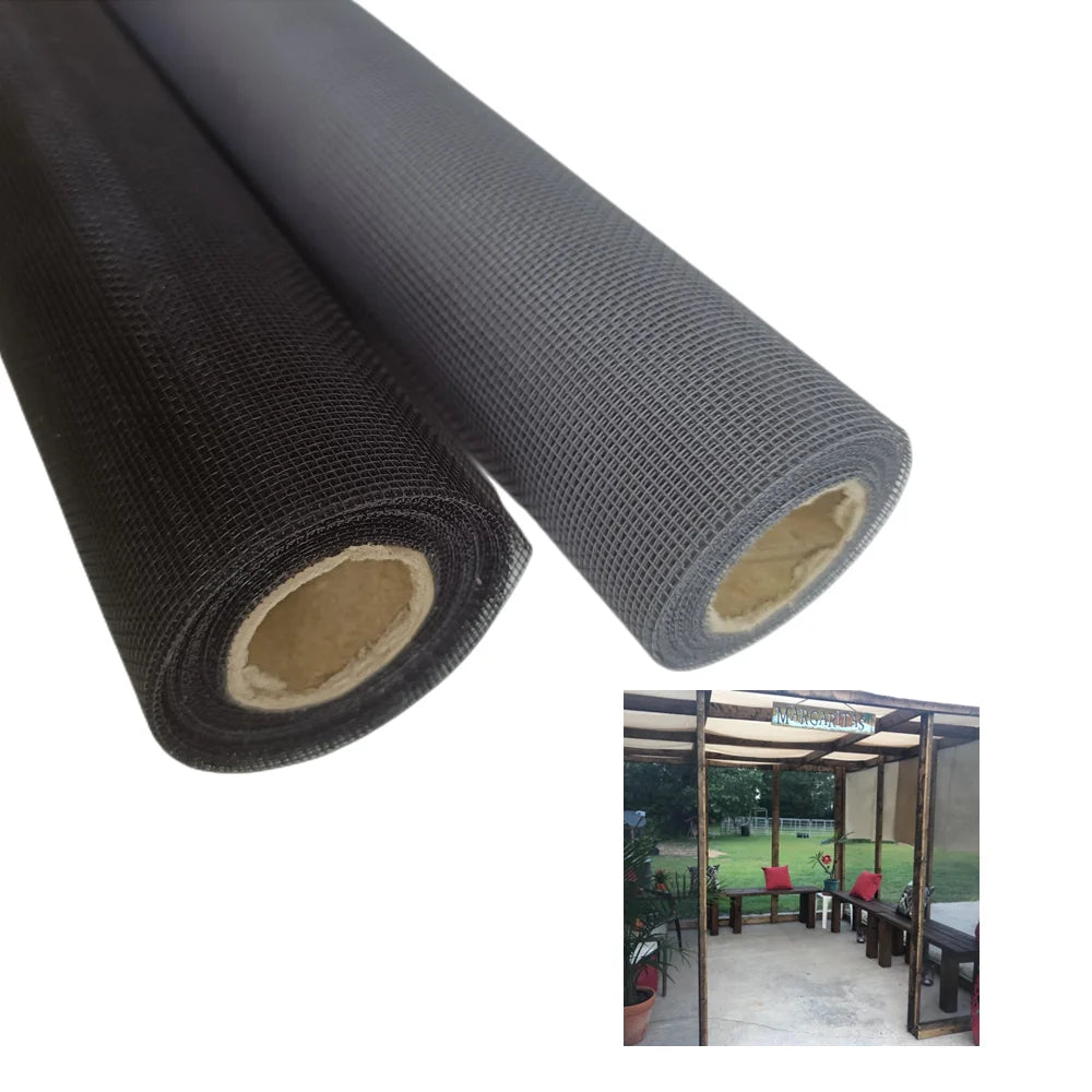 JINDI CA65 Grey Black Anti Insect Mosquito Window Screen Mesh Bug Netting Fiberglass Bug Screen Fiberglass Insect Screen