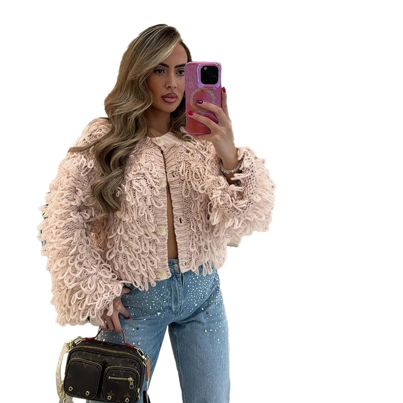 Hot Selling Long Sleeve Leather Coat Single Breasted Autumn Spring Outdoor Use Women's Jacket