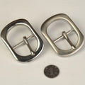 Deepeel KY541 31mm Square Belt Head Accessories Leather Belts Fastener for Men Waistband Stainless Steel Belt Pin Buckles