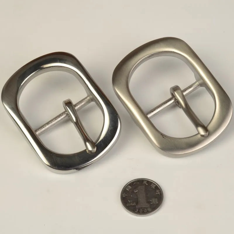 Deepeel KY541 31mm Square Belt Head Accessories Leather Belts Fastener for Men Waistband Stainless Steel Belt Pin Buckles