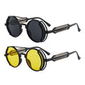 Steampunk Sunglasses Men Women Fashion Round Glasses Brand Designer Vintage Sun Glasses High Quality Oculos De Sol