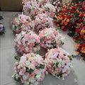 C-FB009 Wholesale Price Artificial Silk Flower Ball Floral Arrangement  Table Centerpieces for Wedding Event Decoration