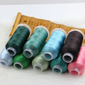 High Speed 100% Polyester Embroidery Thread for Clothing & Hats Abrasion Resistant Low Shrinkage 120D108D