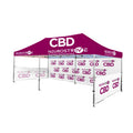 Custom Aluminum Frame Waterproof Fire Retardant Full Color Outdoor Gazebo Pop 10x20 10x10 Marquee Events Canopy Commercial Tent
