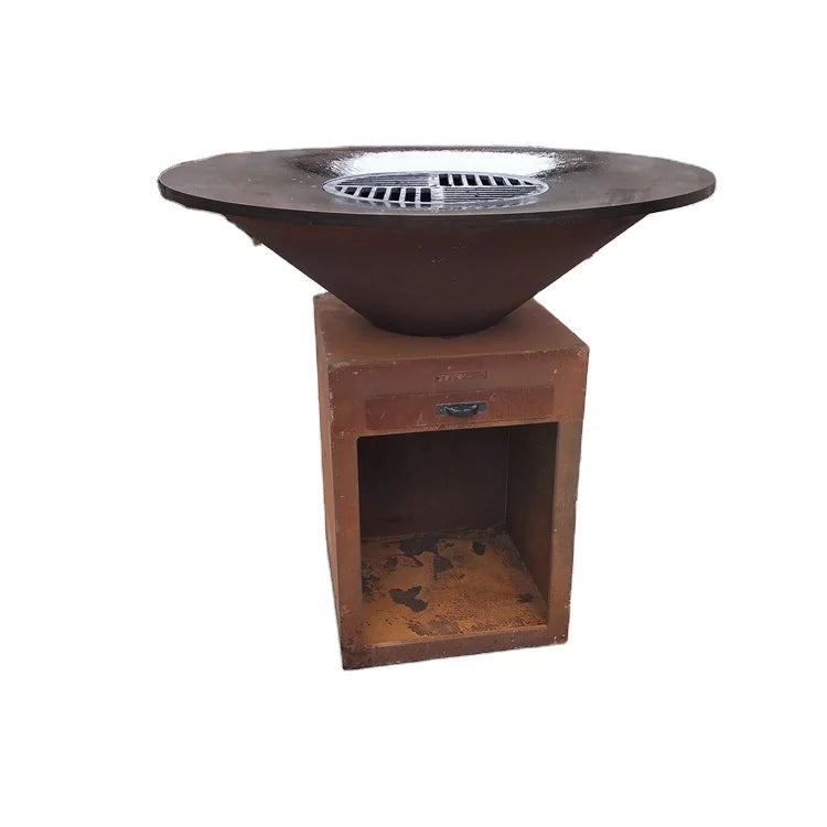 Modern Carbon Steel Barbecue Pits with Powder Coated Finish Contemporary Models for Outdoor Bbq Grilling