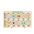 Kids Wood Daily Responsibilities Chart Task List and Chore Chart for Daily Management