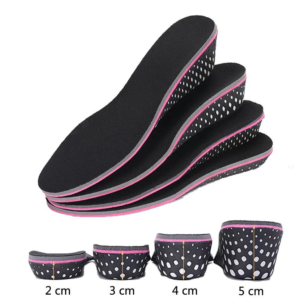 Memory Foam Popcorn Height Increase Insole for Men Free Size Soft Cushion Height Increasing Insole