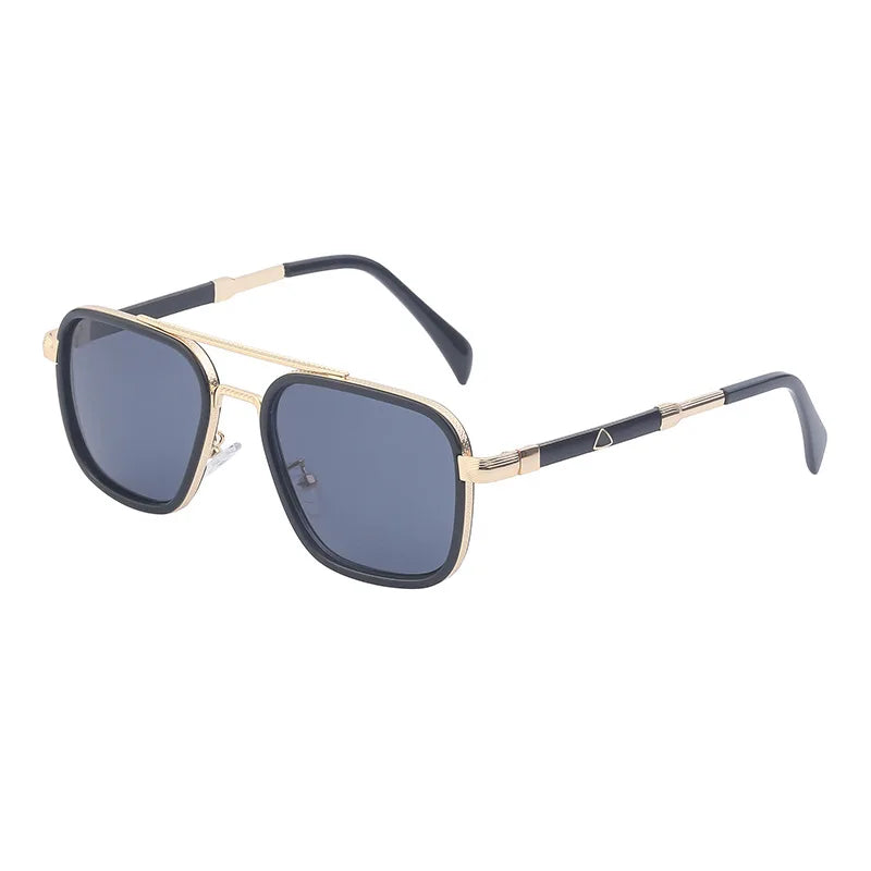 Eyewear Fashion Metal Frame UV400 Gradient Shades Sunglasses