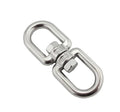 Stainless Steel Swivel Eye Ring Hanging Connector Double Ended Swivel Eye to Eye Hook