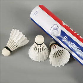 Good Quality Super Durable Badminton Shuttlecock LINGMEI-80 Goose Feather Badminton Shuttlecock Class a Goose Feather 50 Dozens