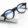 2024 Women's Fashion Round Glasses Frame Spot Wholesale Anti-blue Light Optical Men's Glasses Anti-blue Light Optical Frame
