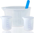 600ML & 1000ML Silicone Resin Measuring Cups Large Epoxy Resin Mixing Jewelry Making Waxing Tools