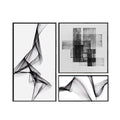 Customized OEM/ODM Bulk Order Hotel Project Minimalist Painting Abstract 3D Stereo Vertical Hanging Wall Art Canvas