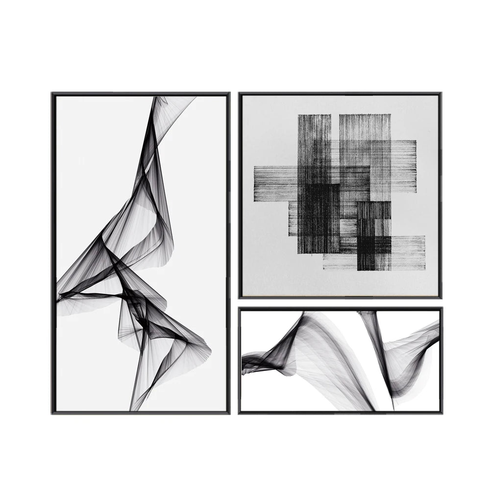 Customized OEM/ODM Bulk Order Hotel Project Minimalist Painting Abstract 3D Stereo Vertical Hanging Wall Art Canvas