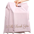 Thank You Collection of Portable Colored Packing Poly Envelopes and Bags with Plastic Handles Shenzhen Designed