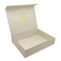 Wholesale Luxury Custom logo Print Large Brown Kraft Rigid Paper Magnetic Closure Folding Gift Box Packaging