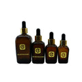 30ml 50ml 100ml Amber Glass Flat Dropper Bottles square Glass Bottle for Essential Oils