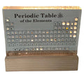 Chemica Periodic Table of Element With Real Elements Inside with LED Base Acrylic Display Racks for Students Teacher Gifts