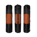 Multi Sizes Adjustable Portable Polyester Yoga Mat Storage Shoulder Bags with Middle Mesh