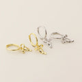 BASQUESUN Factory Wholesale Custom New S925 Silver Bow with Gentle and Sweet Temperament Small and Fresh Ins Style Earrings